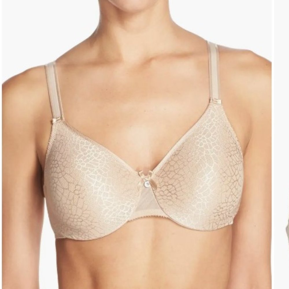Chantelle C Magnifique Underwire Minimizer Bra 34H NORDSTROM Nude Beige
